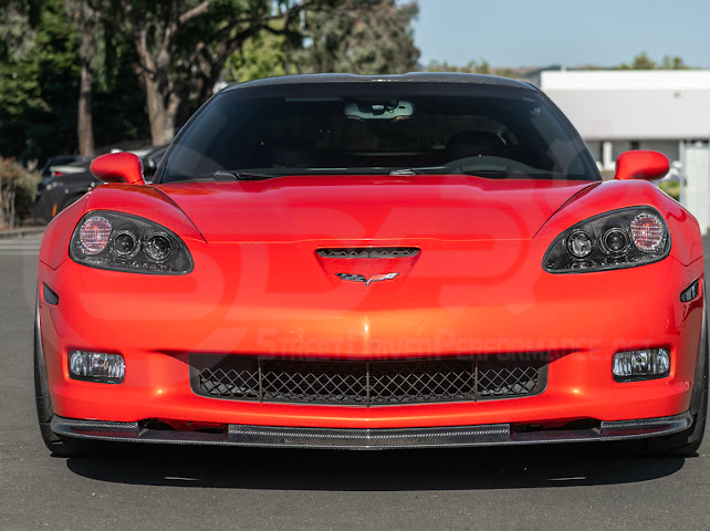 2005-2013 CHEVROLET CORVETTE C6 | FACTORY OEM STYLE CARBON FIBER  HEADLIGHTS HOUSING REPLACEMENT